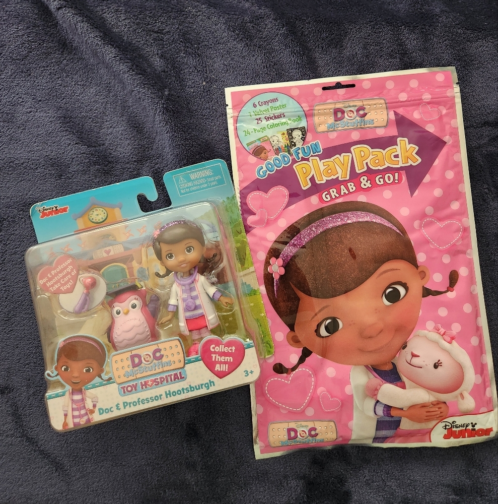 Disney Doc McStuffins Toy Hospital Set with Pink Play Pack